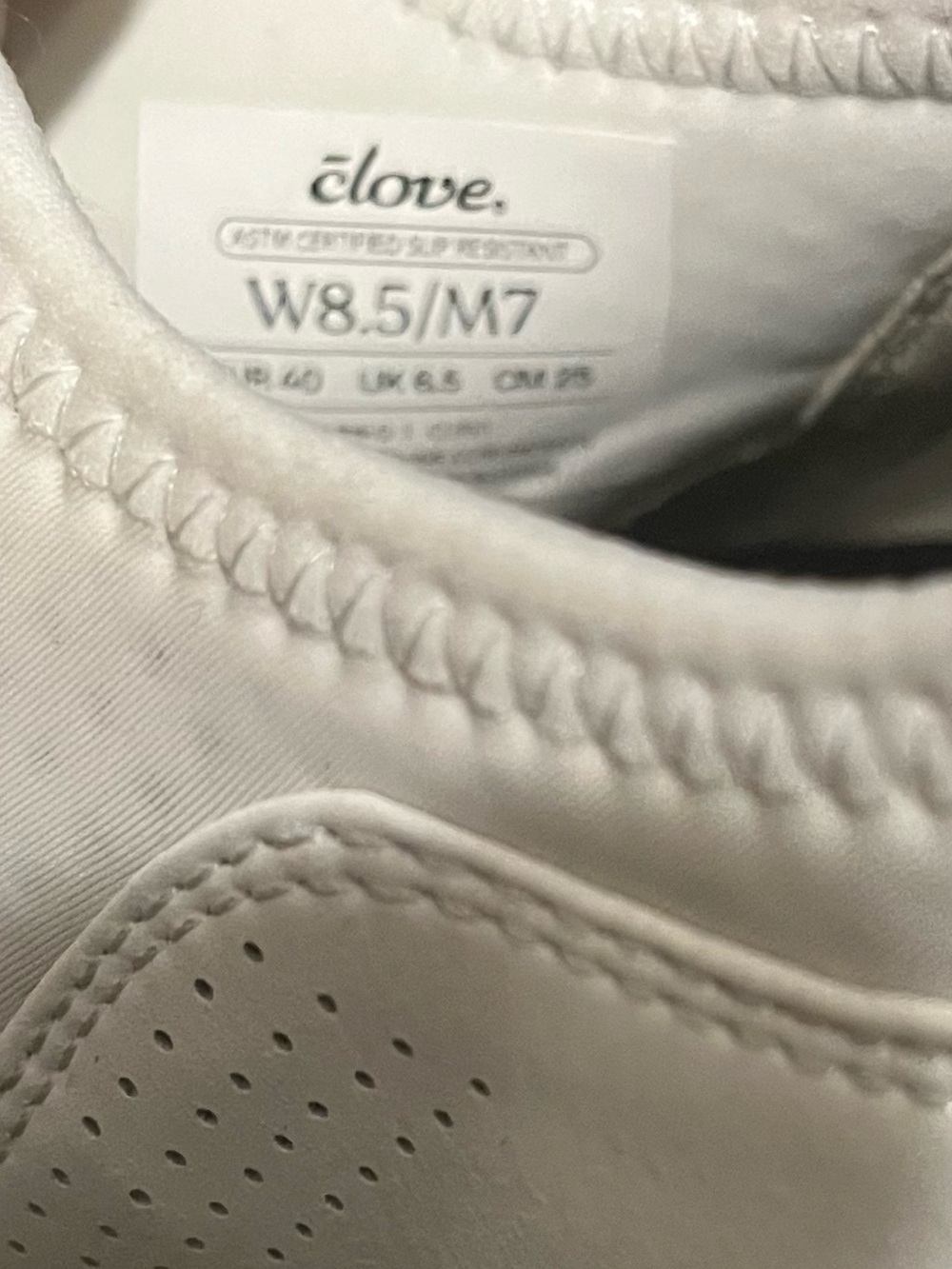 Clove Solo slip-on Women’s Nursing Shoes White - Picture 6 of 8